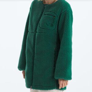 North Face Women's Extreme Pile Coat Evergreen size XXL